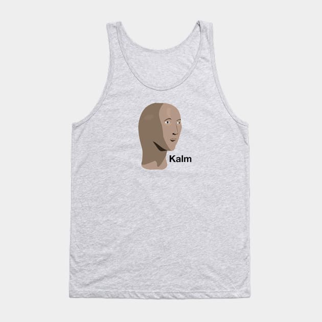 Kalm Tank Top by Cat Bone Design